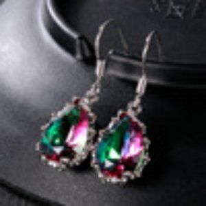 EAR JEWELRY CLASSIC RETRO INLAID CRYSTAL EXQU